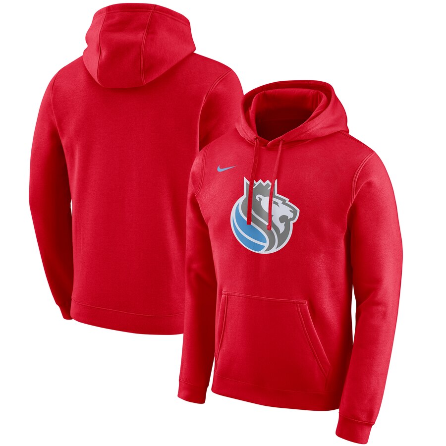 NBA Sacramento Kings Nike 201920 City Edition Club Pullover Hoodie Red->portland trail blazers->NBA Jersey